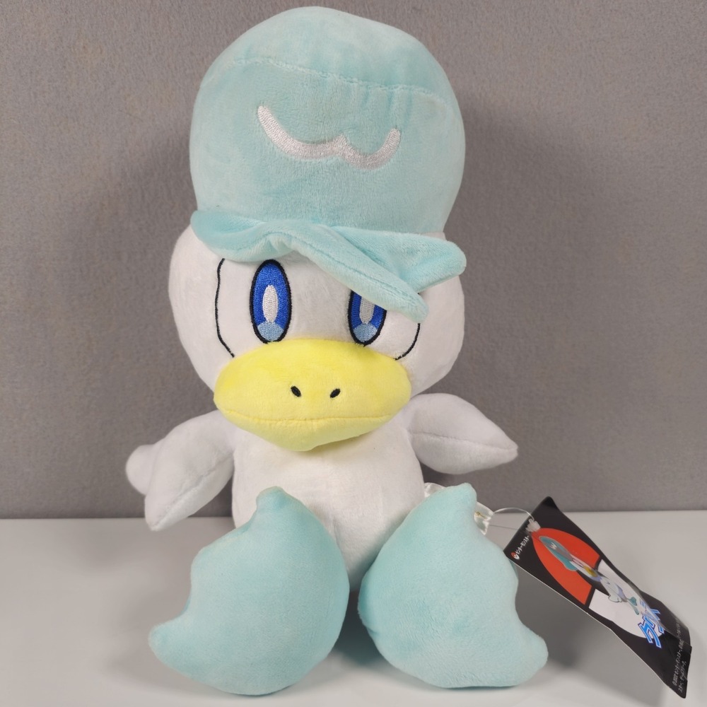 Pokemon Center Quaxly Plush 14" Kuttari Duck 2022 Japan Import New With Tags